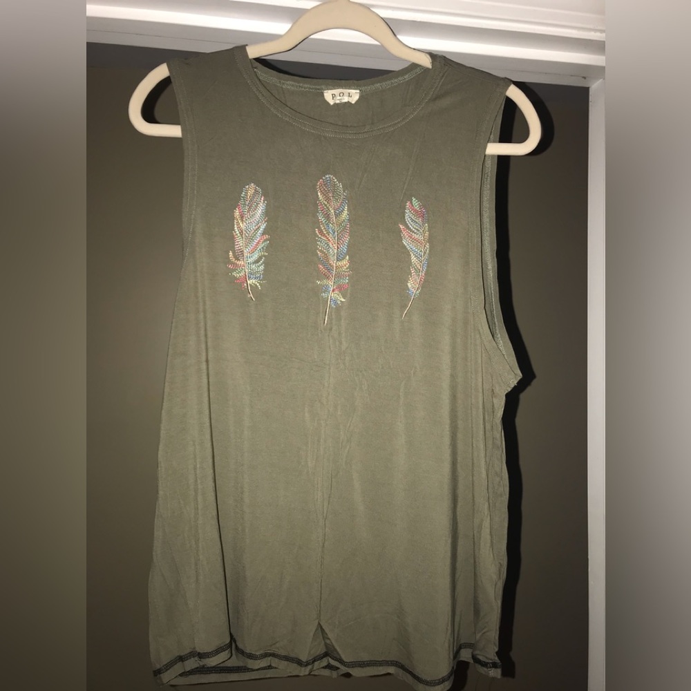 Olive Green Tank Top